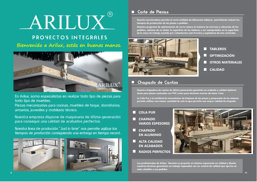 Catálogo Arilux, página 2