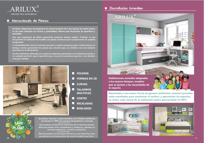 Catálogo Arilux, página 3